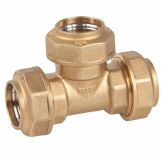 RACOR "T" COMPRESION LATON PN-16 20 GENEBRE 0032 04